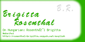 brigitta rosenthal business card